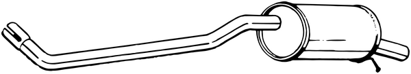 Rear Muffler Renault THALIA III · Renault LOGAN/STEPWAY II · Renault LOGAN II Estate