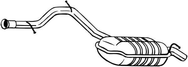 Rear Muffler Mercedes-Benz E-CLASS · Mercedes-Benz E-CLASS T-Model