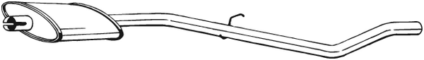 Centre Muffler Peugeot 205 I · Peugeot 205 I Convertible · Peugeot 205 II
