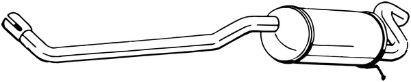 Rear Muffler Dacia SANDERO II · Dacia LOGAN II · Dacia LOGAN MCV II