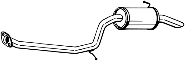 Rear Muffler Toyota RAV 4 IV · Toyota RAV 4 IV VAN