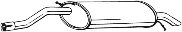 Rear Muffler Citroën C5 I · Citroën C5 I Break · Citroën C5 II