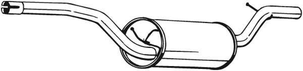 Centre Muffler Ford FOCUS I · Ford FOCUS I Turnier · Ford FOCUS I Saloon