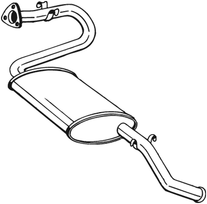 Rear Muffler Citroën JUMPER I Bus · Citroën JUMPER I Van · Peugeot BOXER Bus