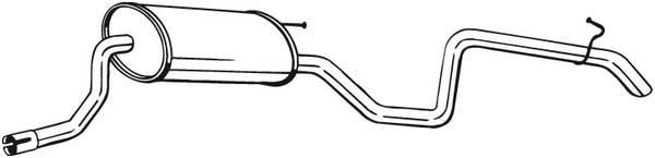Rear Muffler Kia CEE'D Hatchback