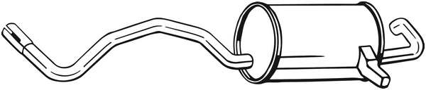 Rear Muffler Renault MEGANE II · Renault SCÉNIC II · Renault MEGANE II Coupé-Cabriolet