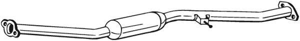 Centre Muffler Subaru IMPREZA Saloon · Subaru IMPREZA Estate