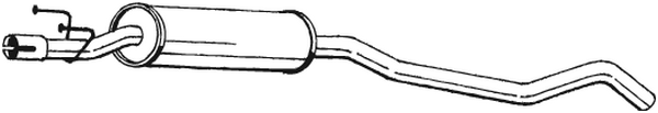 Centre Muffler Opel CORSA B · Opel CORSA B Hatchback Van · Vauxhall CORSA Mk I