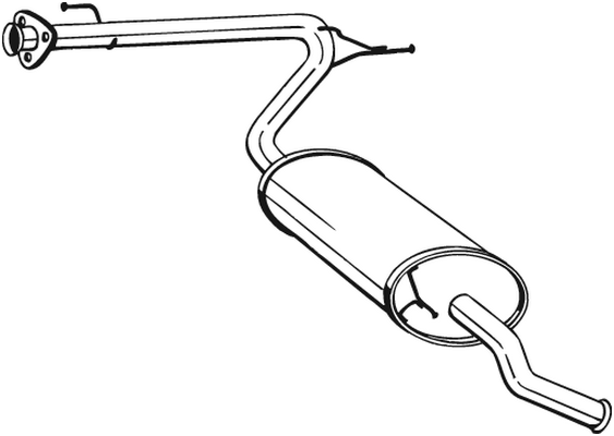 Rear Muffler Citroën JUMPER I Van · Citroën JUMPER I Bus · Fiat DUCATO Van