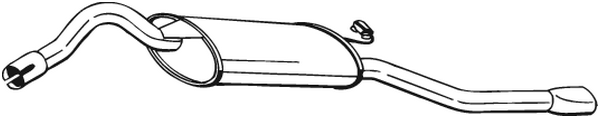 Rear Muffler Skoda FELICIA I Estate · Skoda FELICIA I Pickup · Skoda FELICIA II Estate