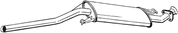 Centre Muffler Audi 100 C4 Saloon · Audi 100 C4 Avant · Audi A6 C4