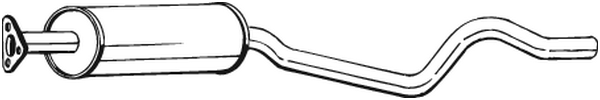 Centre Muffler Opel KADETT E · Opel KADETT E Convertible · Opel KADETT E Hatchback