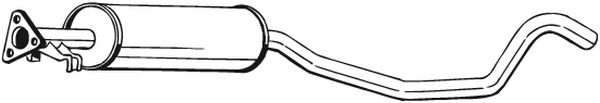 Centre Muffler Opel VECTRA A · Opel VECTRA A Hatchback · Vauxhall CAVALIER Mk III Saloon