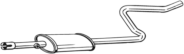 Centre Muffler Mitsubishi COLT VI