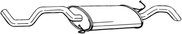 Rear Muffler Seat CORDOBA · Seat CORDOBA Vario · Vw POLO III CLASSIC