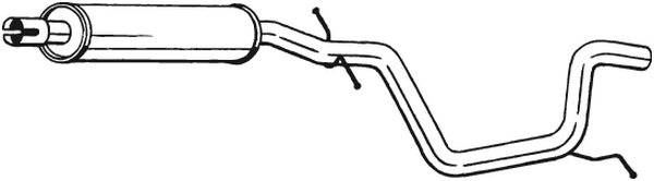 Centre Muffler Skoda OCTAVIA II · Skoda OCTAVIA II Combi · Vw JETTA III