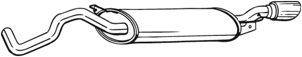 Rear Muffler Audi TT · Audi TT Roadster