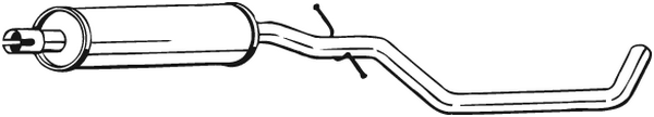 Centre Muffler Audi A3 · Audi A3 Sportback · Seat ALTEA
