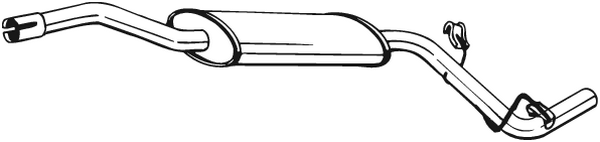 Centre Muffler Skoda FELICIA I · Skoda FELICIA I Estate · Skoda FELICIA I Pickup