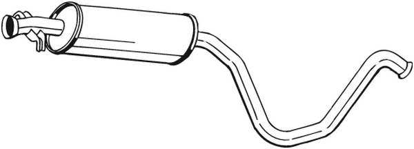 Centre Muffler Saab 900 II Convertible · Saab 900 II · Saab 900 II Coupe