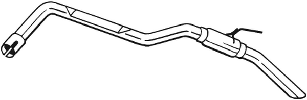 Rear Muffler Nissan PATHFINDER III