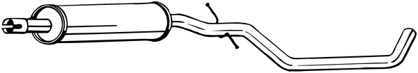 Centre Muffler Vw GOLF PLUS V · Vw GOLF VI