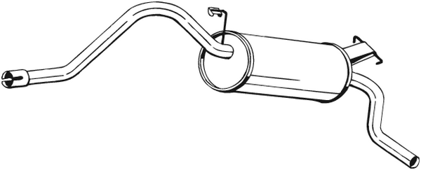 Rear Muffler Volvo 340-360 Saloon · Volvo 340-360