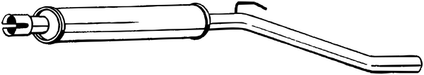 Centre Muffler Opel MERIVA B MPV · Vauxhall MERIVA Mk II