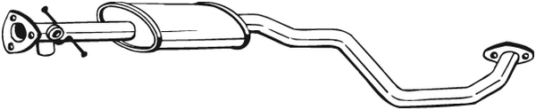Centre Muffler Chevrolet REZZO MPV · Daewoo REZZO