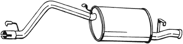 Rear Muffler Fiat PANDA · Lancia Y10