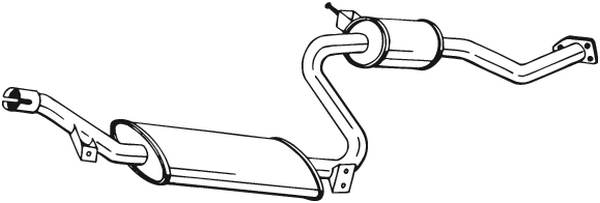 Centre Muffler Volvo S40 I · Volvo V40 Estate