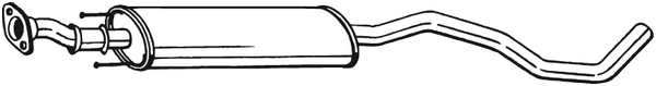 Centre Muffler Nissan NOTE