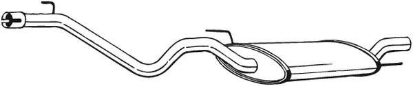 Rear Muffler Vw GOLF III · Vw GOLF III Van