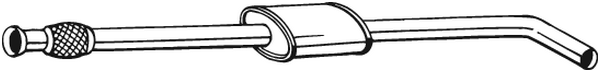 Centre Muffler Renault MEGANE I · Renault MEGANE I Classic · Renault MEGANE Scénic