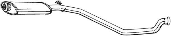 Centre Muffler Peugeot 306 Hatchback