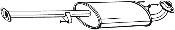Centre Muffler Toyota LAND CRUISER PRADO