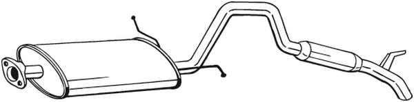 Rear Muffler Suzuki VITARA · Suzuki X-90 · Suzuki VITARA Cabrio