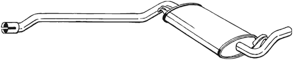 Centre Muffler Audi 80 B3 Saloon · Audi 90 B3 · Audi COUPE B3