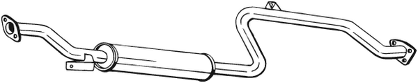 Centre Muffler Mitsubishi SPACE STAR MPV