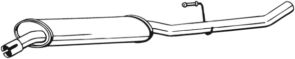 Centre Muffler Citroën C8 · Citroën C8 Van · Lancia PHEDRA