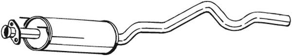 Centre Muffler Opel ASTRA F Estate · Opel ASTRA F Estate Van · Opel ASTRA F CLASSIC Estate