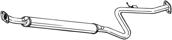 Centre Muffler Mazda XEDOS 6 · Mazda MX-6 · Mazda 626 IV