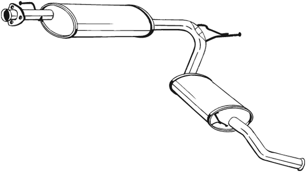 Rear Muffler Citroën JUMPER I Bus · Citroën JUMPER I Van · Citroën JUMPER I Platform/Chassis