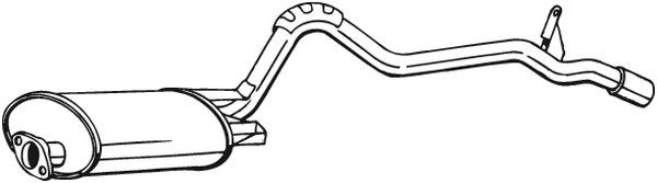 Rear Muffler Mitsubishi L200