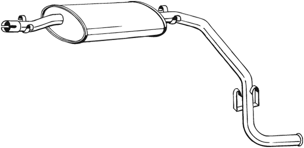 Rear Muffler Citroën C25 Bus · Citroën C25 Van · Fiat DUCATO Van