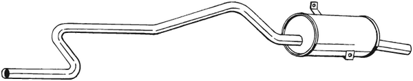 Rear Muffler Nissan MICRA I