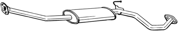 Centre Muffler Nissan MICRA III