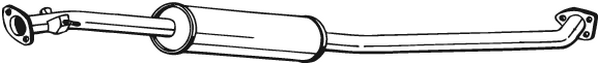 Centre Muffler Mitsubishi SPACE WAGON · Mitsubishi GRANDIS