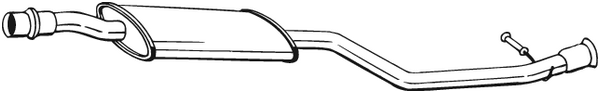 Centre Muffler Citroën XSARA PICASSO