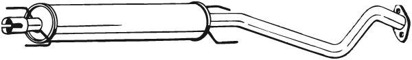 Centre Muffler Opel ASTRA G Hatchback · Opel ASTRA G Estate · Opel ASTRA G Saloon